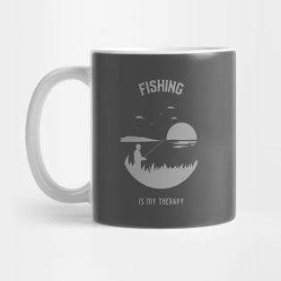 Fishing is my therapy 7 Mug